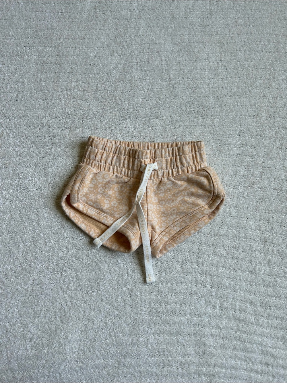 Jamie Kay Peach Floral Drawcord Shorts